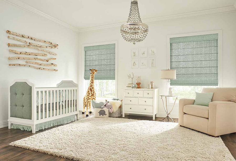 Nursery with a coastal inspired color palette