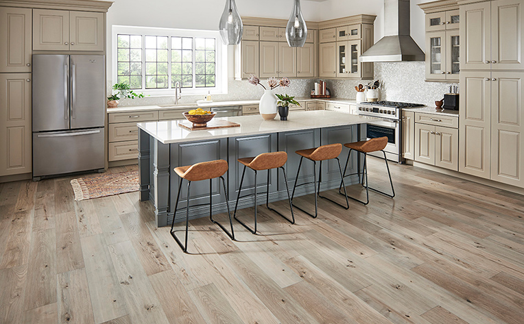 How To Install Lay New Flooring, Which Way Do You Lay Laminate Flooring In Kitchen