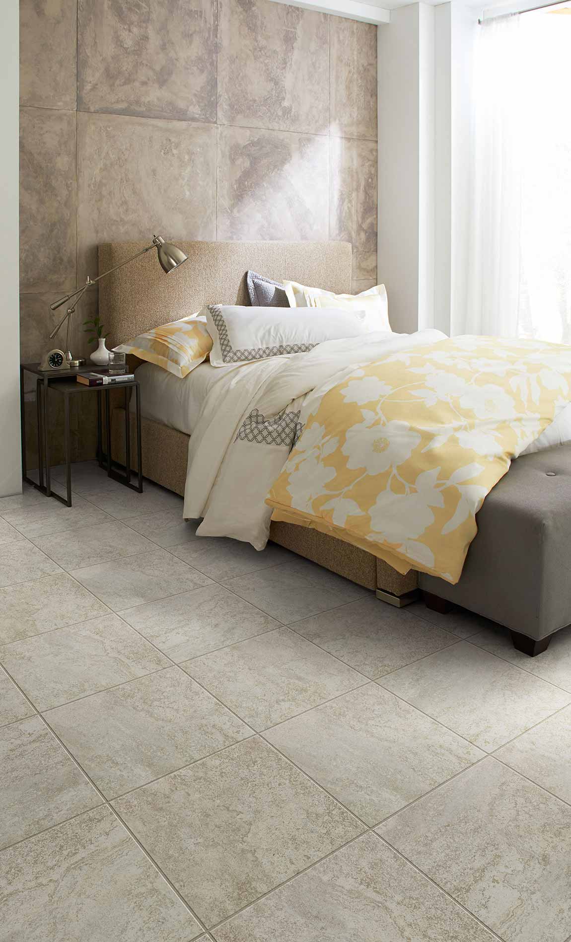 Eclectic Bedroom Medium Tile Stone